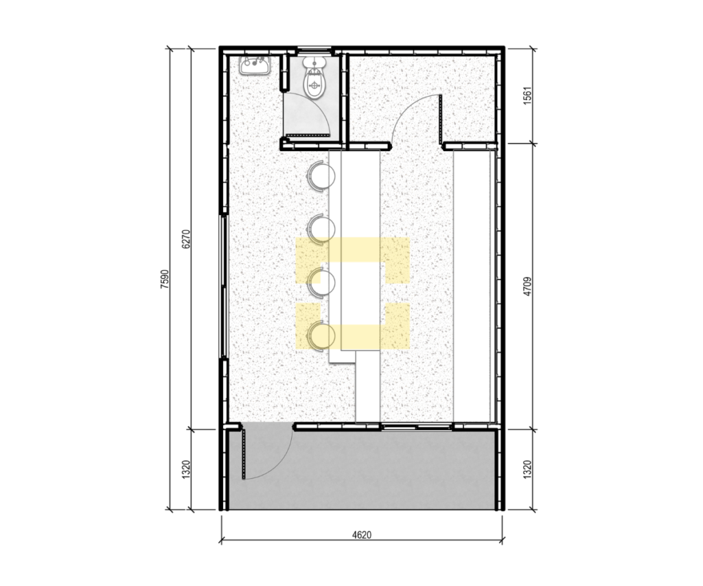 F&B Cabin Plan